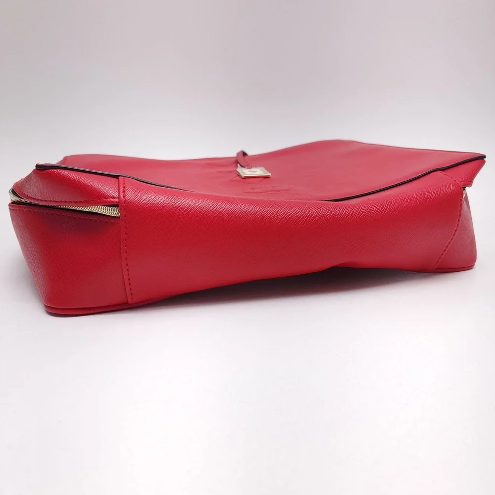 Estee‎ Lauder Makeup Case Bag Tote Red Playing Card  Travel 12.5x9.5x4